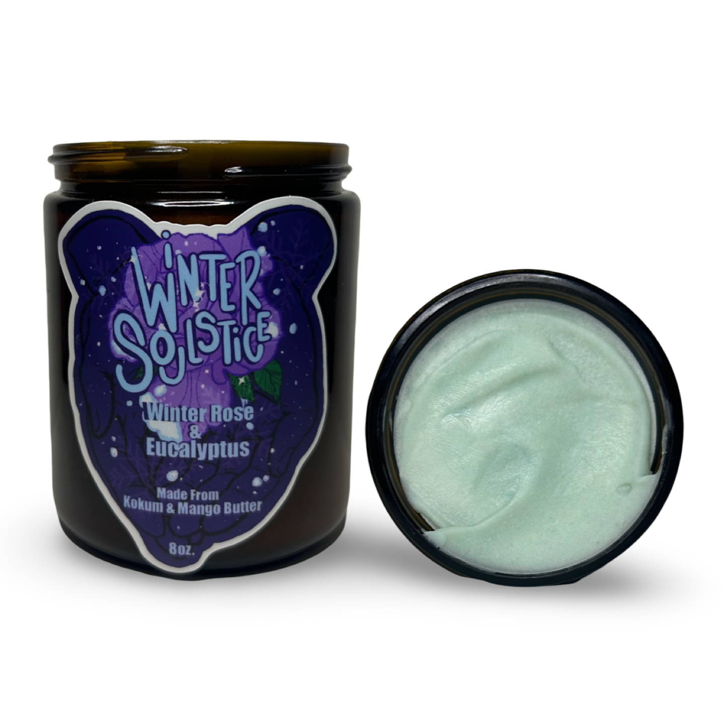 “Winter Soulstice” Body Butter- Winter Rose & Eucalyptus