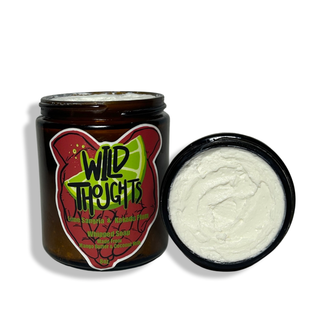 “Wild Thoughts” Whipped Soap- Lime Sangria & Kakadu Plum