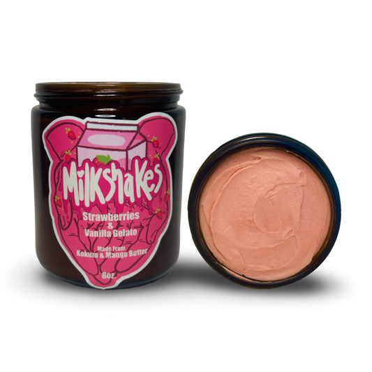 Milkshakes- Strawberry & Vanilla Gelato Body Butter