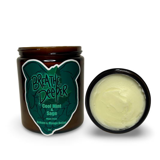 "Breathe Deeper"Body Butter- Cool Mint and Sage