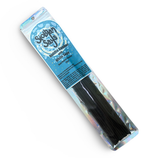 "Siobhan Says" Buddha Bamboo & White Sage- Hand Dipped Incense